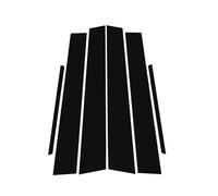 Molduras Exteriores Compatible con Toyota para Camry XV50 2012, 2013, 2014, 2015, 2016 2017 Pegatina para Cubierta De Pilar B/C, Color Negro Brillante, para Ventana Puerta