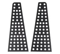 Molduras Exteriores Compatible con Toyota para Land para Cruiser para Prado FJ150 2010-2023 Pegatina Negra Aleación Aluminio para Panel Panal Ventana Trasera Coche Accesorios Automóviles