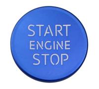 Molduras Interiores 1 Unidad Cubierta Anilla Encendido Coche Embellecedor Botón Interruptor Motor Arranque Interior Para A3 A4 A5 A6 A7 A8 Q3 Q5 Q7(Azul)