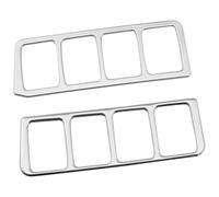 Molduras Interiores 2 Pegatinas Para El Interruptor De Control Los Faros Del Coche Para X-trail T32 Para Qashqai J11