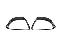 Molduras Interiores Auto Exterior ABS Fibra De Carbono Negro Cubierta De Espejo Retrovisor Parche De Espejo Lateral Compatible Con Tesla Para Model Y 2017 2018 2019 2020