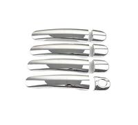 Molduras interiores automóviles Cubiertas Manija Puerta Exterior Embellecedor Protector Para VW Para Golf 4 Para Jetta Para Bora MK4 Para Rabbit A4 1J Para Passat B5 Para Polo(Plata 2)