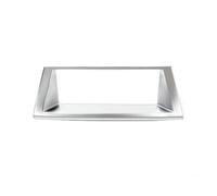 Molduras interiores automóviles Para B&MW X5 X6 E70 E71 2007 2008 2009-2013 Panel Interior De Salpicadero De Coche Pantalla De Navegación Marco Decoración De La Cubierta(Plata)