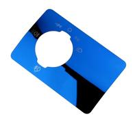 Molduras Interiores Automóviles Para F&ord Para Focus 2 Mk2 Para Focus2 2005-2011 LHD Interruptor Luz Delantera Panel Botones Cubierta Decorativa Pegatina Acero Inoxidable(Blue)