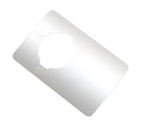 Molduras Interiores Automóviles Para F&ord Para Focus 2 Mk2 Para Focus2 2005-2011 LHD Interruptor Luz Delantera Panel Botones Cubierta Decorativa Pegatina Acero Inoxidable(Plata)