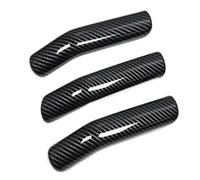 Molduras interiores automóviles Para Jetour Para Traveller Para T2 2023 2024 Marco De Manija Puerta Interior Automóvil Panel Decorativo Accesorios(3PCS carbon fibre)