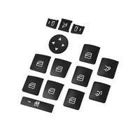 Molduras interiores automóviles Para Para GLA Clase Para CLA Para GLK Para GLE Etiqueta Adhesiva Para El Embellecedor Del Botón De La Cerradura Puerta(Black Style 2)