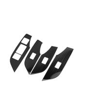 Molduras interiores automóviles Para RAV4 Para XA50 2019 2020 2021 2022 2023 Cristal Del Coche Interruptor De Elevación Botón Cubierta Accesorios Interiores(Black)