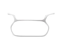 Molduras interiores automóviles Para Renegade 2015-2017 Interior Del Coche Salpicadero Aire Acondicionado Botón Interruptor Decoración Marco Cubierta Recorte Pegatinas(Matt Silver)