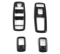 molduras interiores coche Compatible Con Dodge Para Charger 2016 2017 2018 2019 2020 2021 4 Piezas Panel Elevalunas Coche Moldura Interior Cubierta Interruptor Accesorio Decorativo