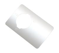 molduras interiores coche Compatible Con Ford Para Focus 2 2005 2006 2007 2008 2009 2010 2011 Cubierta Panel Botón Interruptor Luz Faros Coche Pegatina Decoración(Silver)