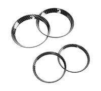 molduras interiores coche Compatible Con Mini Para Cooper Para R56 2006-2013 Para Crossover Para R60 2011-2016 4 Piezas Cubierta Moldura Salida Luz Derecha Ventilación Aire Coche