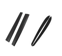 molduras interiores coche Compatible Con Tesla Para Model 3 2020-2023 Para Model Y 2020-2024 Tira De Salpicadero Cubierta Moldura De Puerta De Coche Consola Central(Black2)