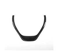 Molduras interiores coche Embellecedor Cubierta Panel Marco Decorativo Para Volante Interior Fibra Carbono Para Serie 3 F30 F32 F34 2013-2019 Accesorios Coche(Style D-Carbon fiber)