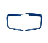 Molduras interiores coche Para 1 2 3 4 Series F30 F31 F32 F34 F20 F36 Para X5 F15 Interruptor Faro Coche Embellecedor Marco Botón Pegatina Interior Accesorios Coche(Blue)