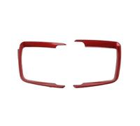 Molduras interiores coche Para 1 2 3 4 Series F30 F31 F32 F34 F20 F36 Para X5 F15 Interruptor Faro Coche Embellecedor Marco Botón Pegatina Interior Accesorios Coche(Red)