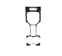 Molduras interiores coche Para Pontiac G8 2008-2009 Fibra Carbono Cambio Marchas Panel Portavasos Cubierta Accesorios Coche Pegatina Accesorios Coche(Forged Carbon Fiber)