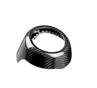 Molduras interiores coche Para Subaru Para WRX Para STI 2022 2023 Cubierta Central Del Volante Del Coche Interior Pegatina Fibra Carbono Dura Real Accesorios Coche(RHD LHD)