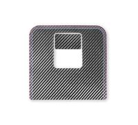 Molduras interiores coche Para X3 G01 G08 Para X4 G02 2018-2024 Tablero Guantera Panel Embellecedor Adhesivo Interior Del Coche Tuning Accesorios Coche(Carbon Fiber Leather)