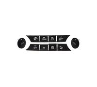 Molduras interiores Compatible Con BENZ C GLK Clase W204 X204 2008-2013 2048308285 Cubierta Del Interruptor De Control Climatización Aire Acondicionado Automóvil(Model C Set)