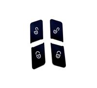 Molduras interiores Compatible Con Benz Clase C 2010 2011 2012 2013 2014 Pegatinas Para Botones De Elevación Ventanas Y Desbloqueo Cerraduras Puertas Automóviles(4pcs per set)