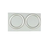 Molduras interiores Compatible Con Benz Clase C W204 Adhesivo Decorativo Para La Cubierta Del Marco De Rejilla Ventilación Panel D Coche(07-10 AC Outlet)