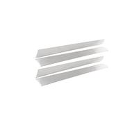 Molduras interiores Consola CD Panel Decoración Cubierta AC Control Marco Embellecedor Para A4 B8 2010-16 Interior Auto Accesorios(Door panel)