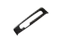 Molduras Interiores De Coche Apto for Audi A4 B8 A5 Q5 2009-2013 2014 2015 2016, fibra de carbono, panel cambio marchas, cubierta botón interruptor(A LHD)