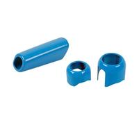 Molduras interiores de coche Cubierta Decorativa Para Pomo Cambio Marchas Freno Mano ABS Tracción 4x4 para Jeep para Wrangler JL para Gladiator JT 2018 2019 2020 2021 2022 Interiores Coche(Azul claro)