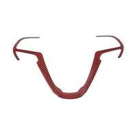 Molduras interiores de coche Cubierta Decorativa Para Volante Coche Para Jeep Para Grand Cherokee 2014 2015 2016 2017 2018 2019 2020 Para Para Interiores Coche(Red Carbon)