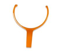 Molduras interiores de coche Embellecedor De Volante Para F20 F22 F30 F31 F32 F33 F35 F36 F10 F06 F12 F13 F15 F16 550D 328M Automóvil Interior Accesorios(Naranja)