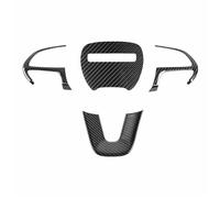 Molduras interiores de coche Embellecedor Volante Para Dodge Para Challenger Para Charger Para Durango Para Jeep Para Grand Cherokee SRT8 2015-2021 Interiores Coche(Black Carbon)
