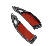 Molduras interiores de coche Extensión De Palanca De Cambios Para Volante De Coche para Peugeot 508 2008 3008 5008 GT pegatinas de coche(Forged Pattern)