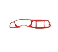 Molduras interiores de coche Para Dodge Para Challenger 2015 2016 2017 2018 2019 2020 Cubierta Decorativa Para El Interior Del Salpicadero De La Consola Central(Red)