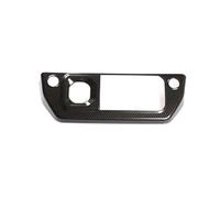 Molduras interiores de coche Para Land Rover Para Defender 110 90 L663 2020-2024 Marco Para Los Botones De La Consola Central Y Palanca Cambios Del Salpicadero(Fibra de carbon)