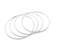 Molduras interiores de coche Pegatina Cubierta Del Anillo Embellecedor Altavoz Puerta Coche para Mercedes Para Benz Clase C W205 E W213 GLC X253 Accesorios para el Interior del Coche(Plata)