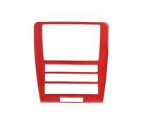 Molduras interiores de coche Pegatina Decorativa Para Panel Navegación GPS Consola Central para Ford para Mustang 2009 2010 2011 2012 2013 Accesorios Para Coche Decorativo Interior(Red B)