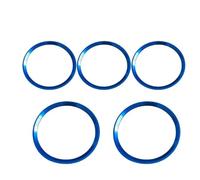 Molduras interiores de coche Pegatina Embellecedora Cubierta Interior Salida Aire Acondicionado Para Mercedes Para Benz A W177 B W247 GLB X247 CLA C118 GLA H247 2020-2024(Azul)