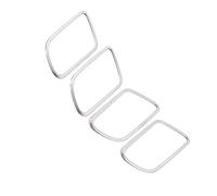 Molduras interiores de coche Pegatina Para El Marco Interior De La Manija De La Puerta Para Mercedes Para Benz Clase A CLA W177 V177 C118 W118 2020 2021 2022(Plata)