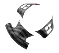 Molduras Interiores Embellecedor Adhesivo Para El Marco Del Botón Interruptor Volante Coche Para BMW X1 E84 Serie 3 E90 2010-2013(3Pcs)