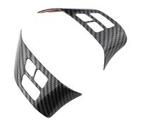 Molduras Interiores Embellecedor Adhesivo Para El Marco Del Botón Interruptor Volante Coche Para BMW X1 E84 Serie 3 E90 2010-2013(2Pcs)