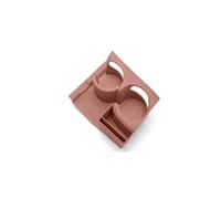 Molduras interiores Embellecedor De Consola Central Para Mercedes Para Benz Clase C GLC W206 X254, Almohadilla De Silicona Para Taza De Agua De Control Central(Naranja,X2)