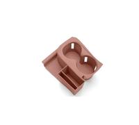 Molduras interiores Embellecedor De Consola Central Para Mercedes Para Benz Clase C GLC W206 X254, Almohadilla De Silicona Para Taza De Agua De Control Central(Naranja,X1)