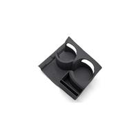 Molduras interiores Embellecedor De Consola Central Para Mercedes Para Benz Clase C GLC W206 X254, Almohadilla De Silicona Para Taza De Agua De Control Central(NEGRO,X2)