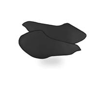 Molduras interiores Embellecedor De Consola Central Para Tesla Para Model 3 Y Panel Lateral Izquierdo Almohadilla Antipatadas, Pegatina Cuero PU Cubierta Pies(NEGRO 1)