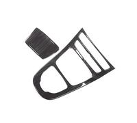 Molduras Interiores Embellecedor Decorativo Para La Consola Central Del Panel De Cambios De Para Mercedes Para Benz Clase E W213 2016-2018, Accesorios Interiores.(Textura de madera negra)
