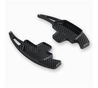 Molduras interiores Levas De Cambio Para Volante De Coche, Pegatinas Para Benz Clase A, B, C, E, CLA, GLA, CLS, GLC, GLE, W176, W205, W246, C117, W218(Negro carbón)