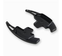 Molduras interiores Levas De Cambio Para Volante De Coche, Pegatinas Para Benz Clase A, B, C, E, CLA, GLA, CLS, GLC, GLE, W176, W205, W246, C117, W218(NEGRO)