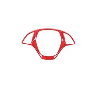 Molduras Interiores Para Chevrolet Para Corvette Para C7 2014 2015 2016 2017 2018 2019 Moldura Decorativa Volante(Rojo)