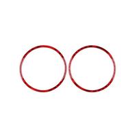 Molduras interiores Para Fiat Para Panda 2003-2011 Instrumento Aire Acondicionado Cubierta Marco Ventilación Tablero AC Salida Pegatinas Decoración Interiores Embellecedor(Black)